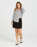 SASS Theo Oversized Stripe Shirt