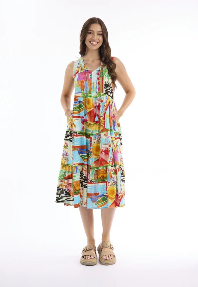 Escape By OQ Bianca Layered Sleeveless Dress