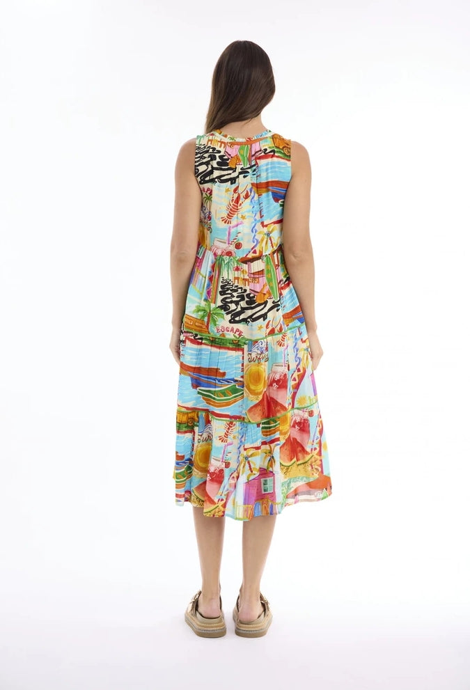 Escape By OQ Bianca Layered Sleeveless Dress