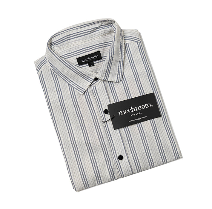 Black stripe short sleeve on a white background