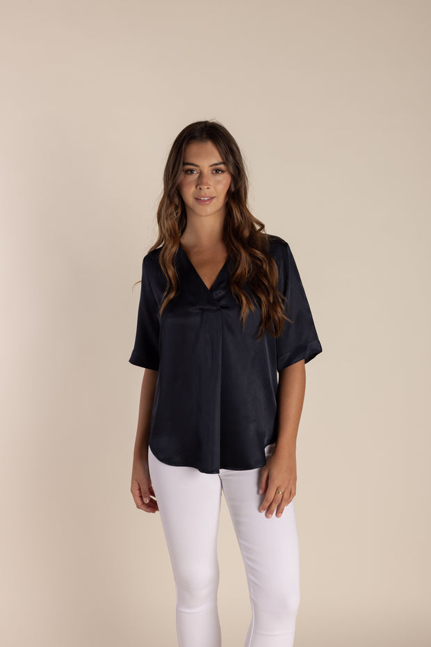 Two-T's Elbow Sleeve Top