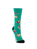 Womens Santa Paws Bamboo Socks