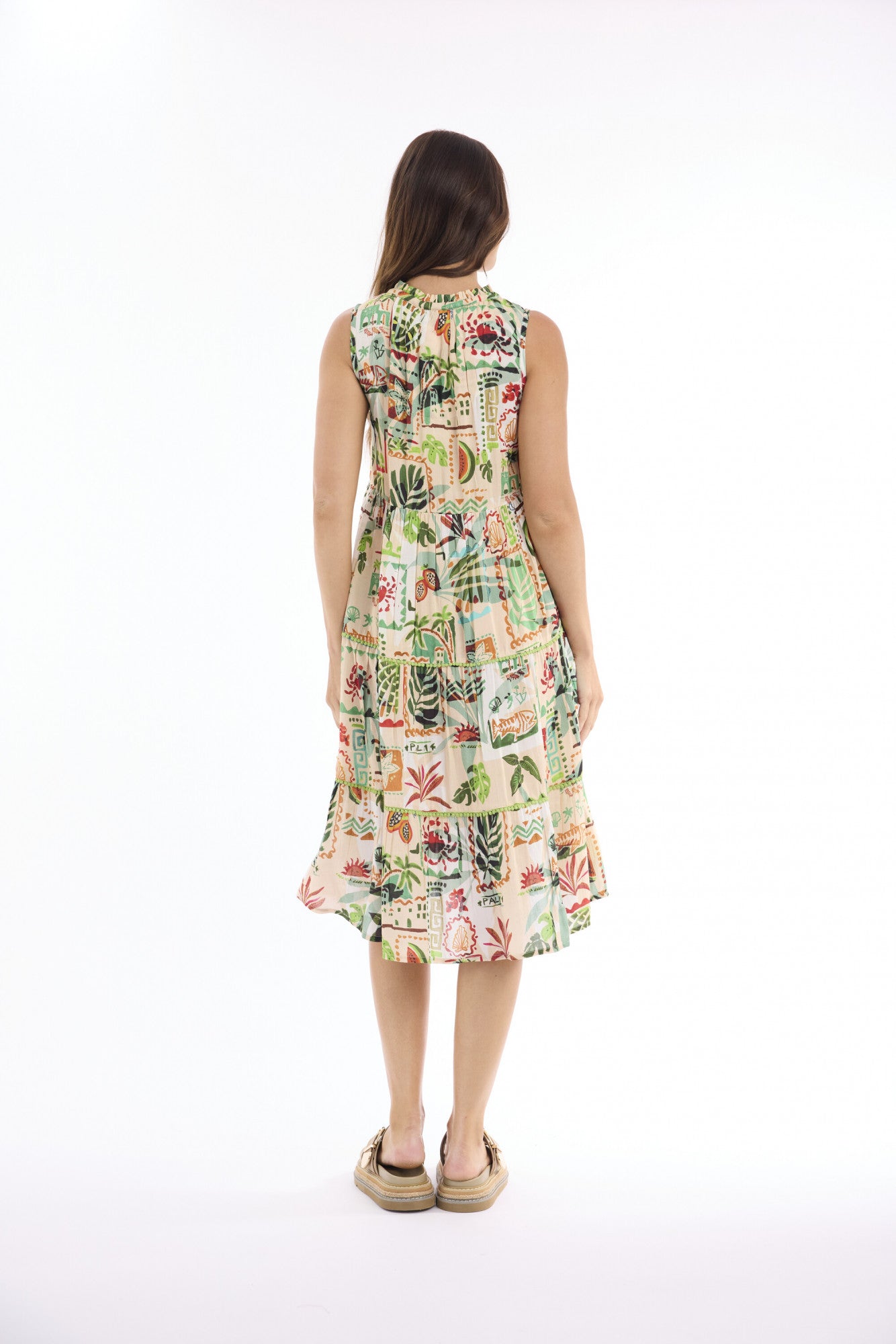 Escape By OQ Zoe Sleeveless Layered Dress