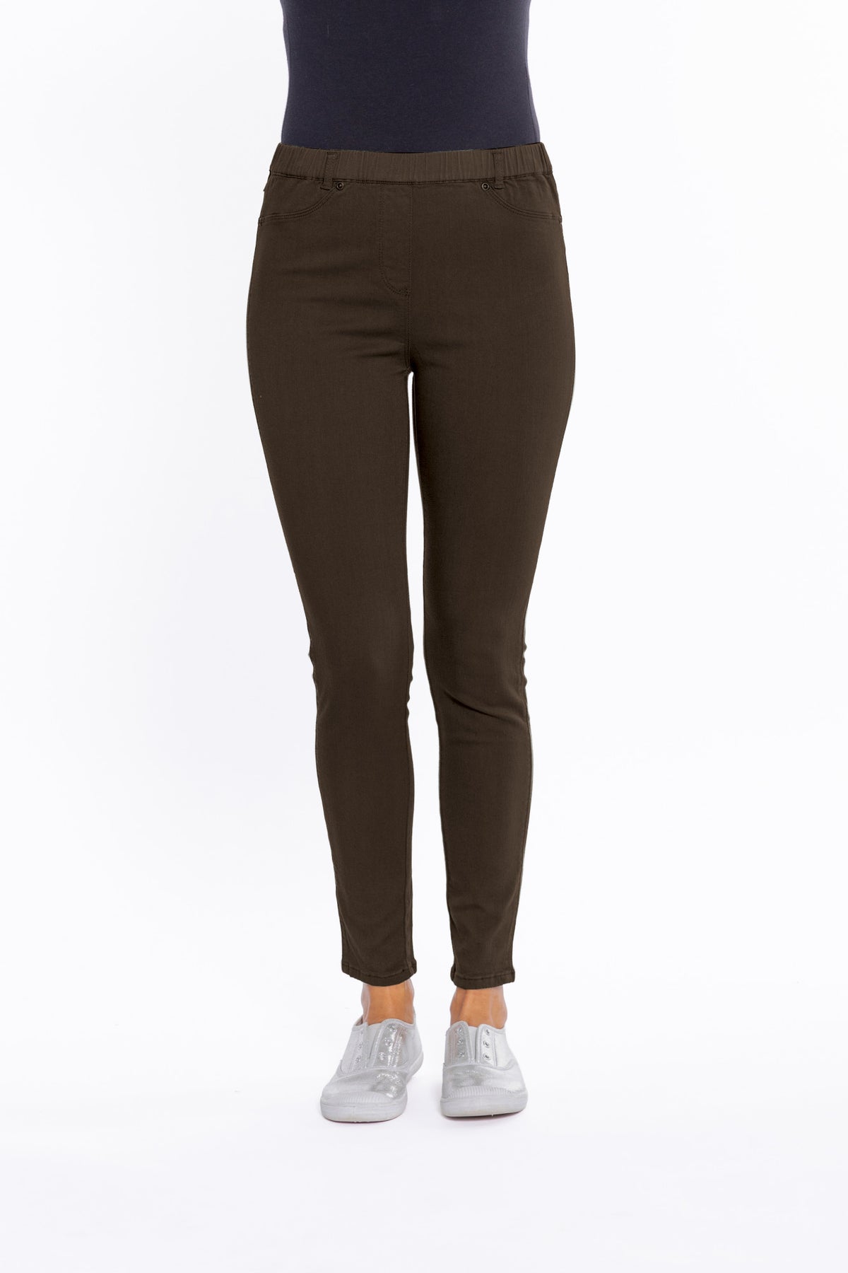 Cafe Latte Stretch Jegging Chocolate