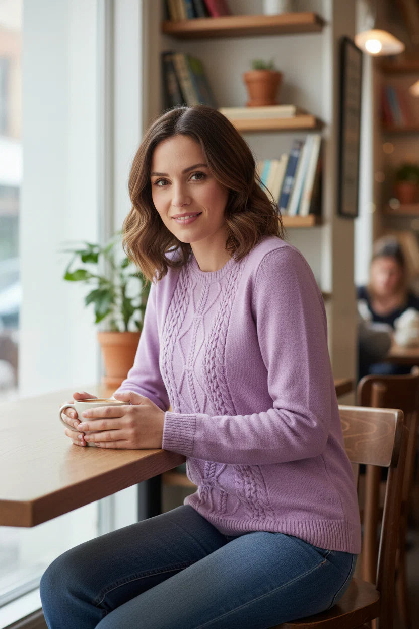 Slade Wool Cable Detail Jumper