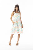 Escape By OQ Coral Tie Strap Dress