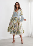 Caju Floriental Print Dress W Belt