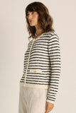 Fate + Becker Elle Stripe Knit Cardigan
