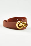 Fate + Becker Tan Knot Belt
