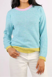 Caju Contrast Ribbing Knit Jumper
