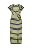 Knewe Khaki Stripe Parker Dress