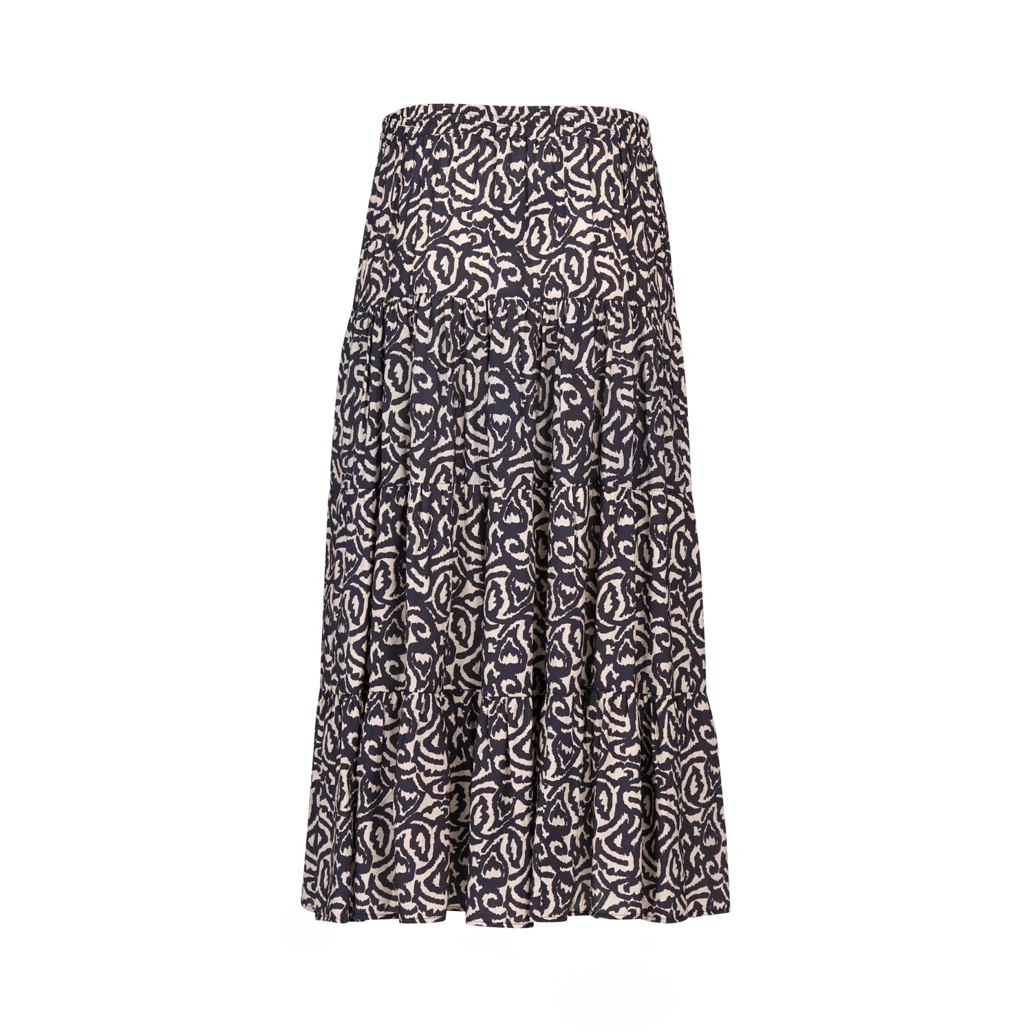 Patterned skirt on a white background