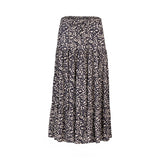 Patterned skirt on a white background