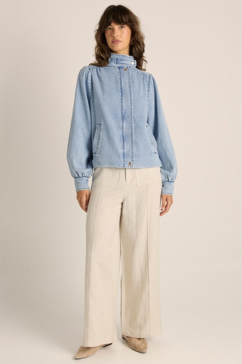 Fate + Becker Lila Denim Bubble Jacket