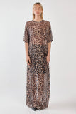Sass Oxley Print Mesh Skirt