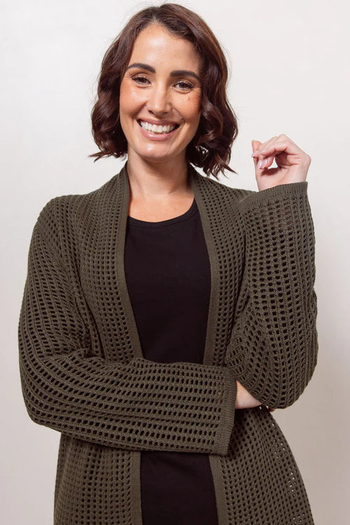 See Saw Open Stitch Shrug
