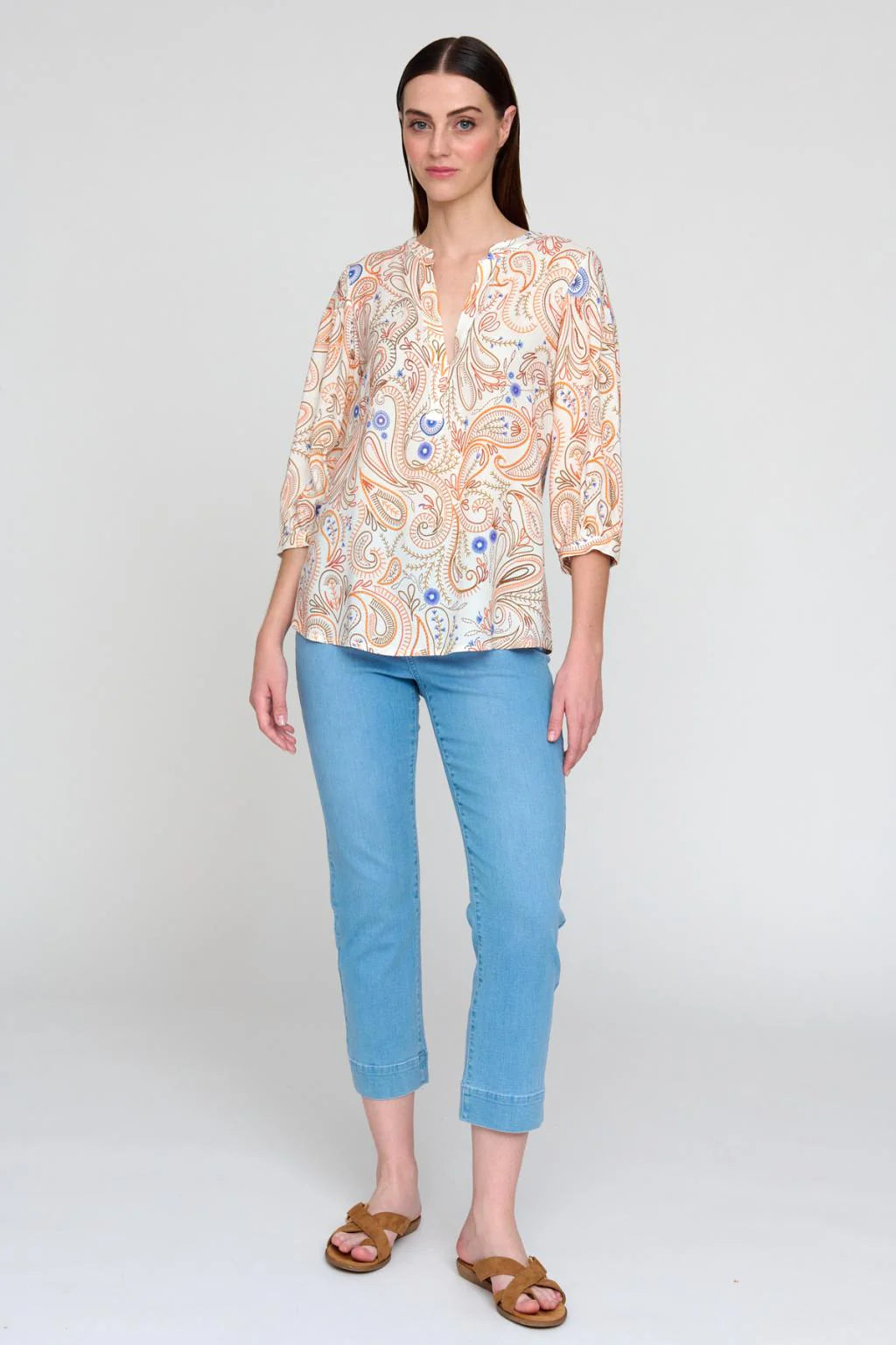 Bariloche Orange Balonga Blouse