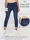 Threadz Stripe Cuff Jean