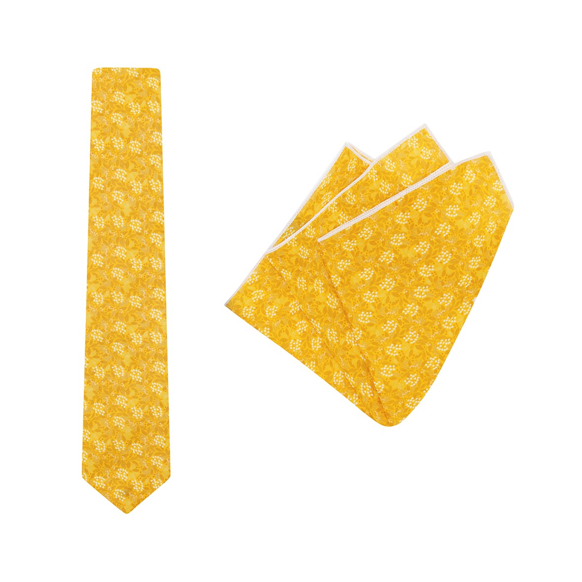 Tie & Pocket Square, Jocelyn Proust, Gold