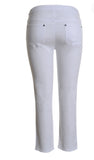 White pants on a white background