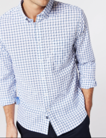 blazer zachary l/s check shirt