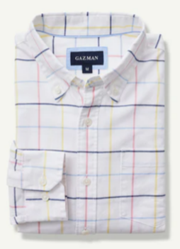 Gazman Casual Oxford Check