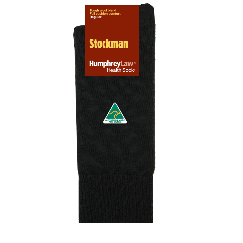 humphrey law stockman 77% wool black