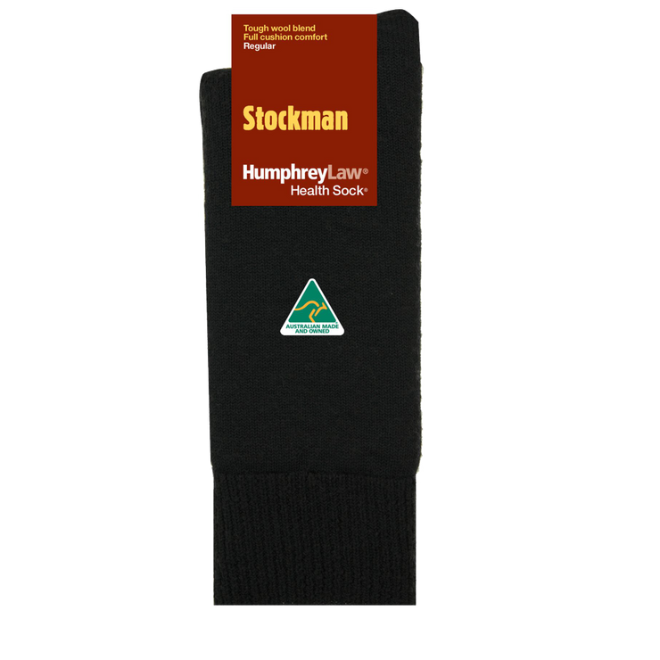 humphrey law stockman 77% wool black