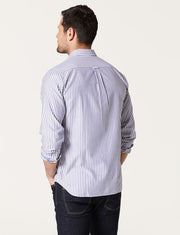 blazer alec l/s oxford stripe shirt