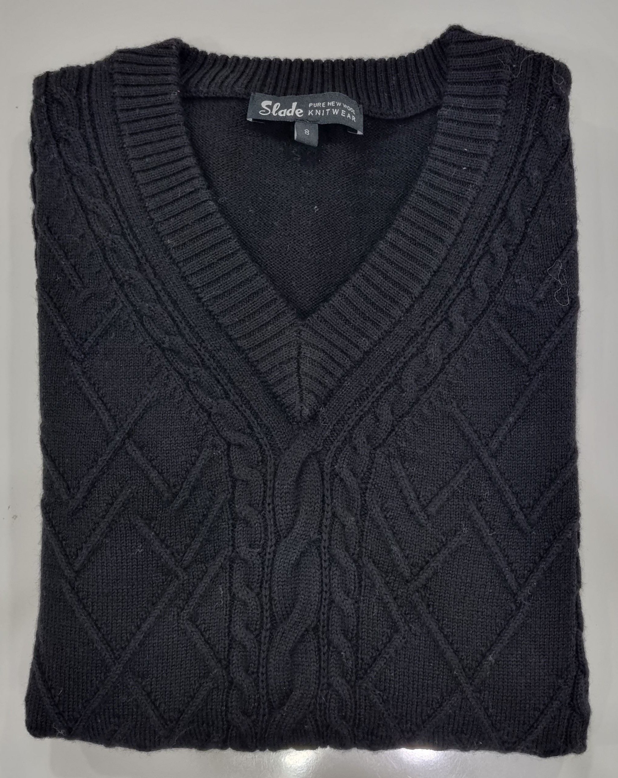 Slade V-Neck Cable Jumper