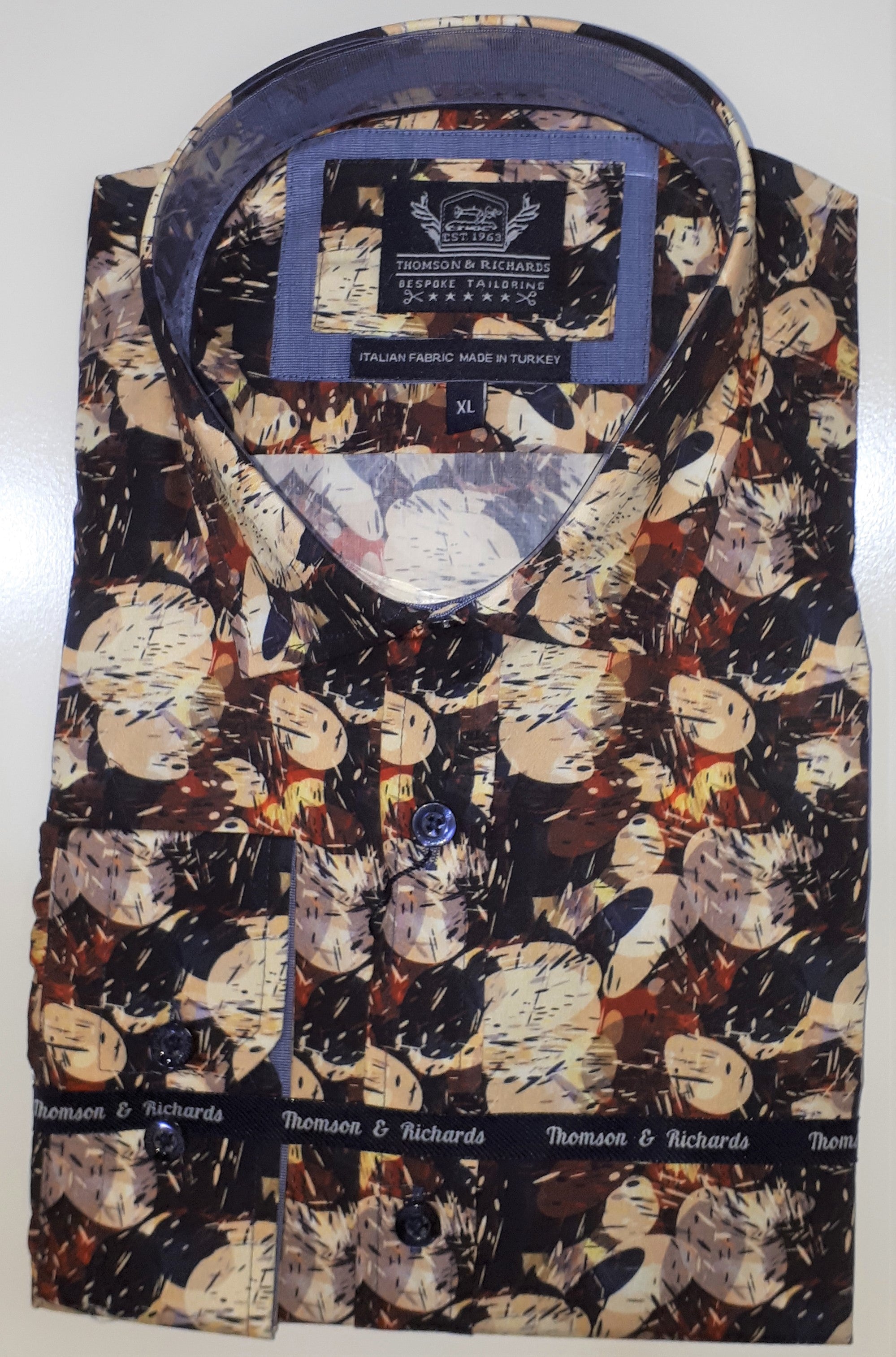 thomson and richards art multi l/s shirt