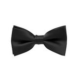 Bow Tie & Pocket Square, Plain, B&W