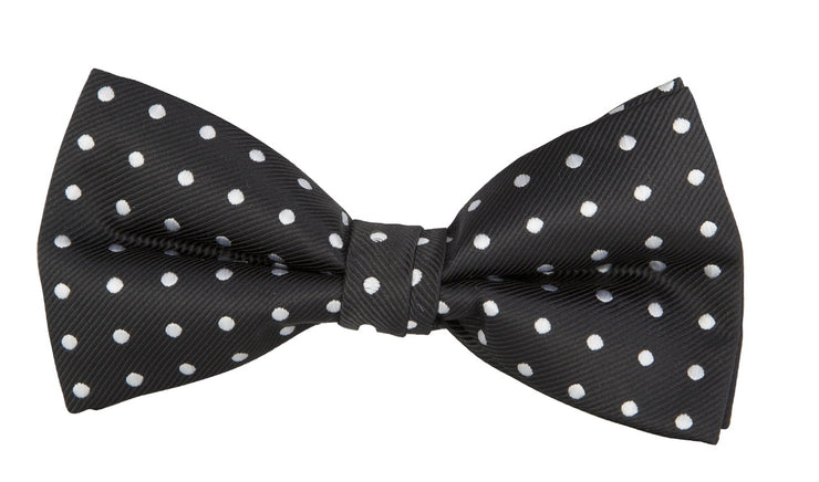 bow tie & pocket square, spot, black