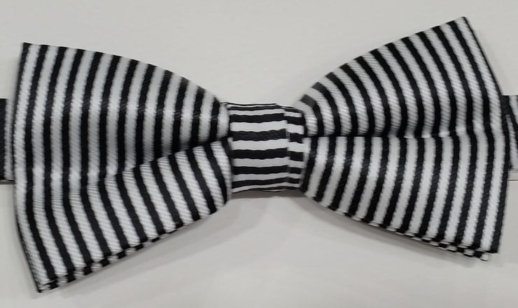 bow tie & pocket square, nautical, black