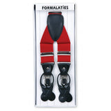 formal braces plain 1size / red