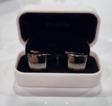 cufflinks square gunmetal