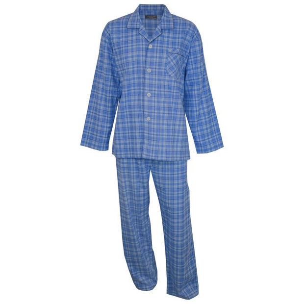 Contare Country Flanellette Long Sleeve Blue