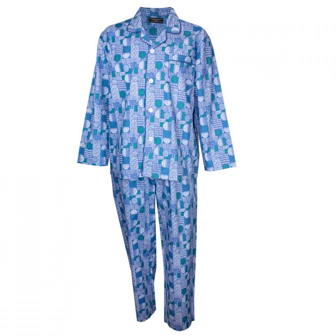 contare long pjs country blue patch