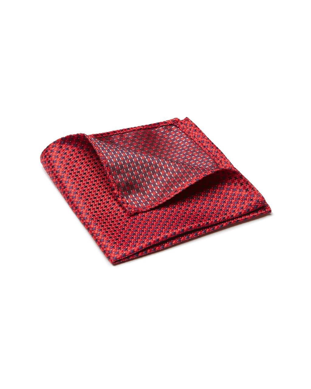 pocket square, cross red