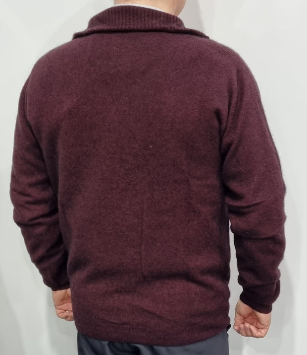 mkm possum lightweight 1/2 zip sweater