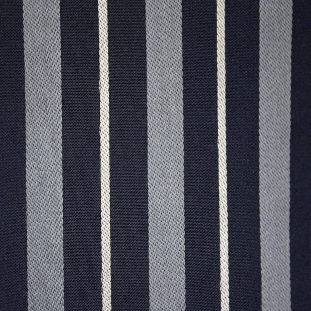 contare short pjs 100% cotton navy silver stripe
