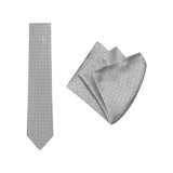 tie & pocket square, basket