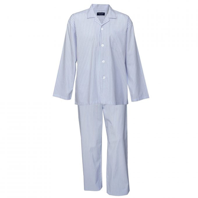 contare long pjs yarn dye london stripe