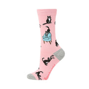 womens bamboo badkitty socks