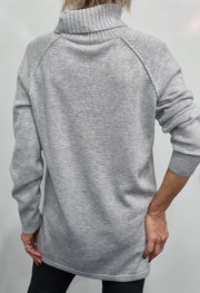ping pong contrast stitch pullover