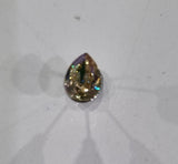 swarovski mystic rainbow pear stud