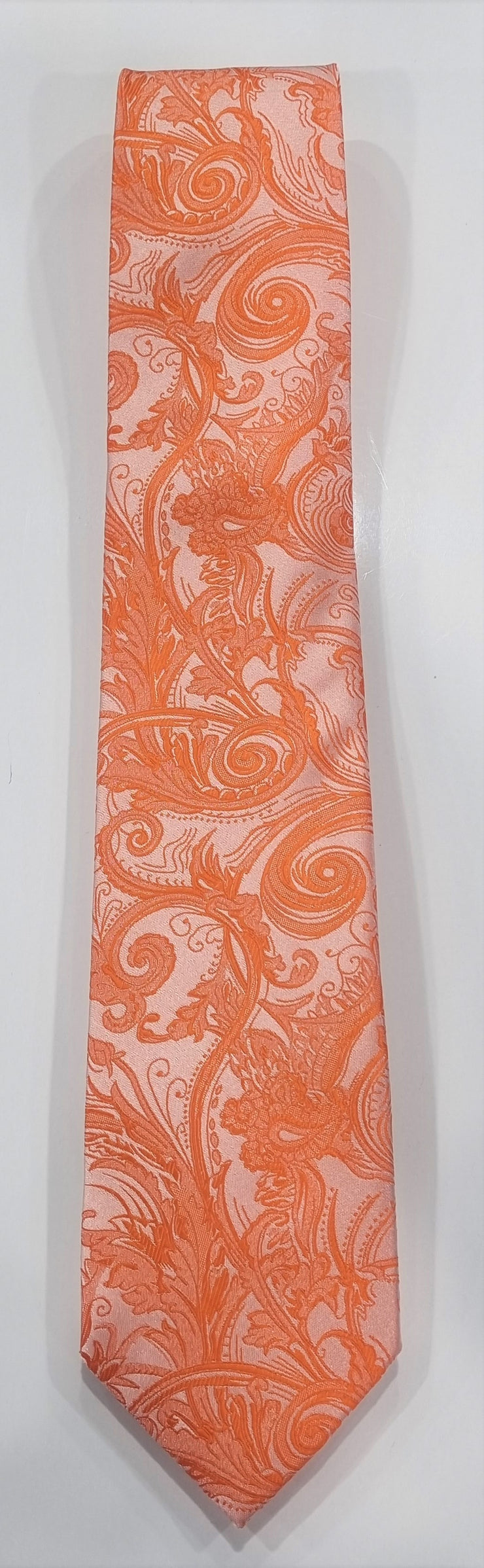 formal tie paisley pattern mandarin