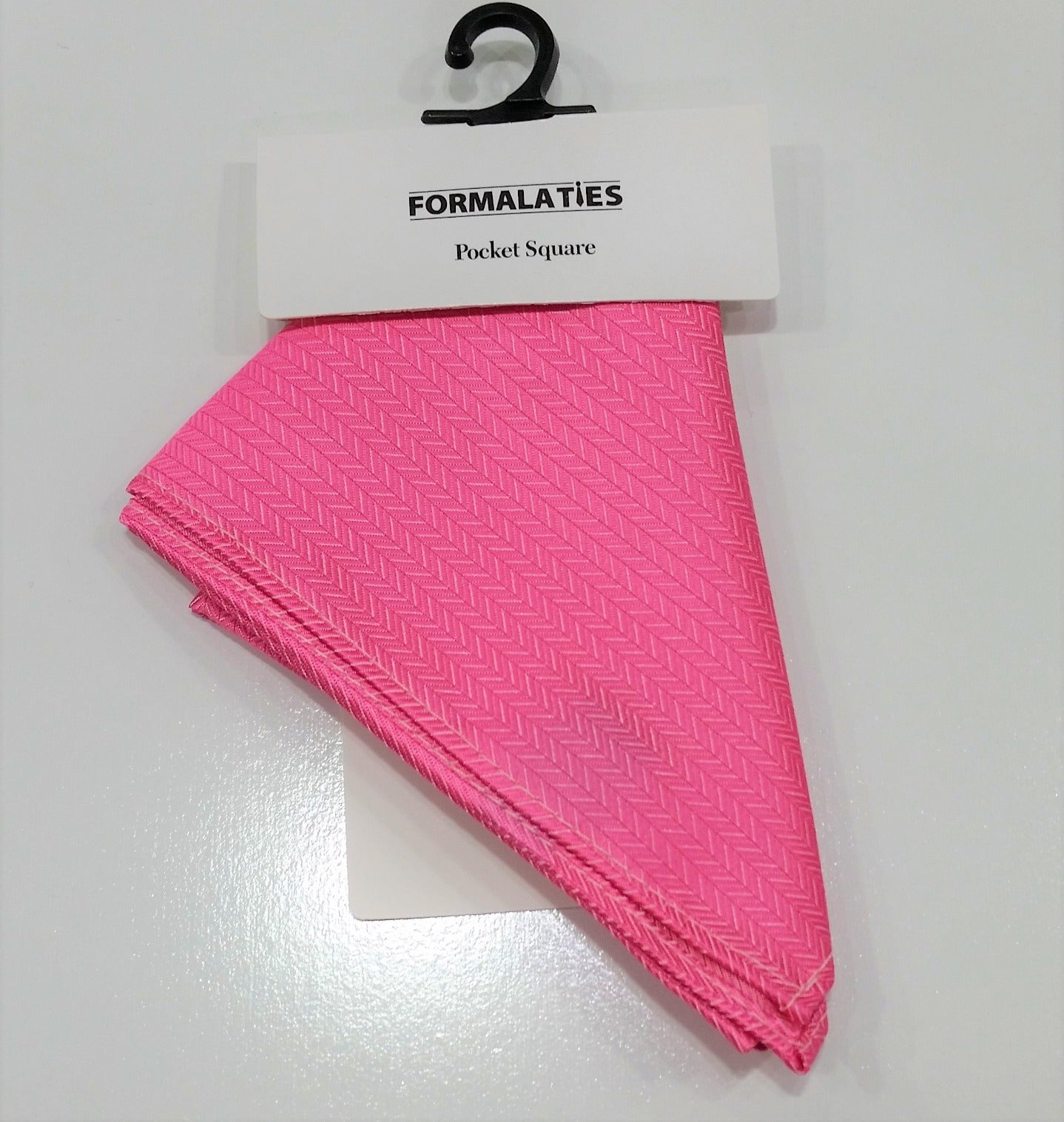 formalaties pocket square herringbone 1size / bubblegum