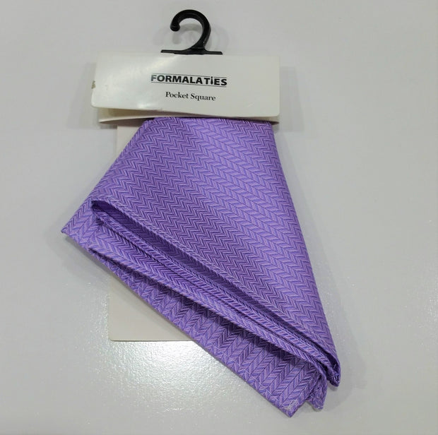 formalaties pocket square herringbone 1size / lavender
