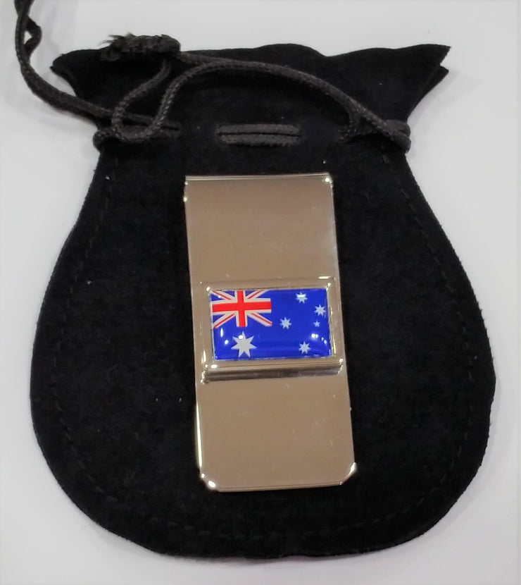 money clip with australian flag